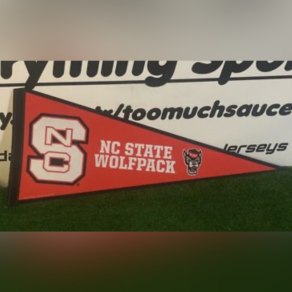 NC State Wolfpack Red Felt Pennant